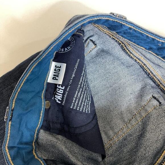 Paige Skyline Boot Petite Denim Jeans - Picture 3 of 9